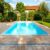 Garten Pool mit Skimmer aus Polypropylen – rechteckig – mit Stufen – Ibiza