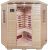 Home Deluxe – Infrarotkabine Redsun XXL – Keramikstrahler, Holz: Hemlocktanne, Maße: 150 x 150 x 190 cm | Infrarotsauna für 3-4 Personen, Sauna,…