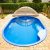 Kleiner Garten Pool – Komplettset – ovales Glas-Verbundbecken – 300x450cm – inklusive Treppe – langlebig – Venedig Amber